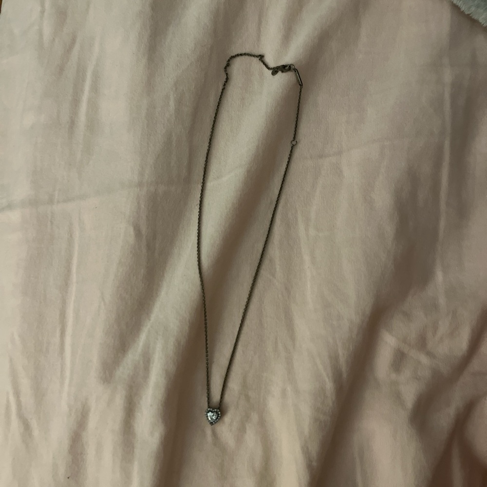 Pandora Silver Heart Necklace